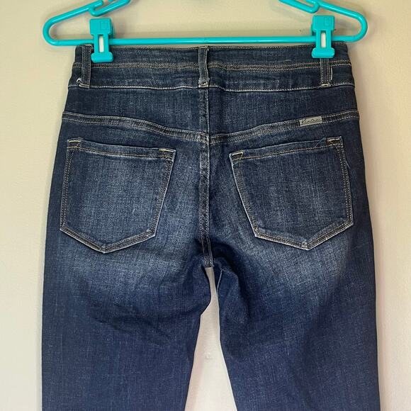 Kancan Dark Wash Distressed Jean Jegging Size 26 - Picture 7 of 12